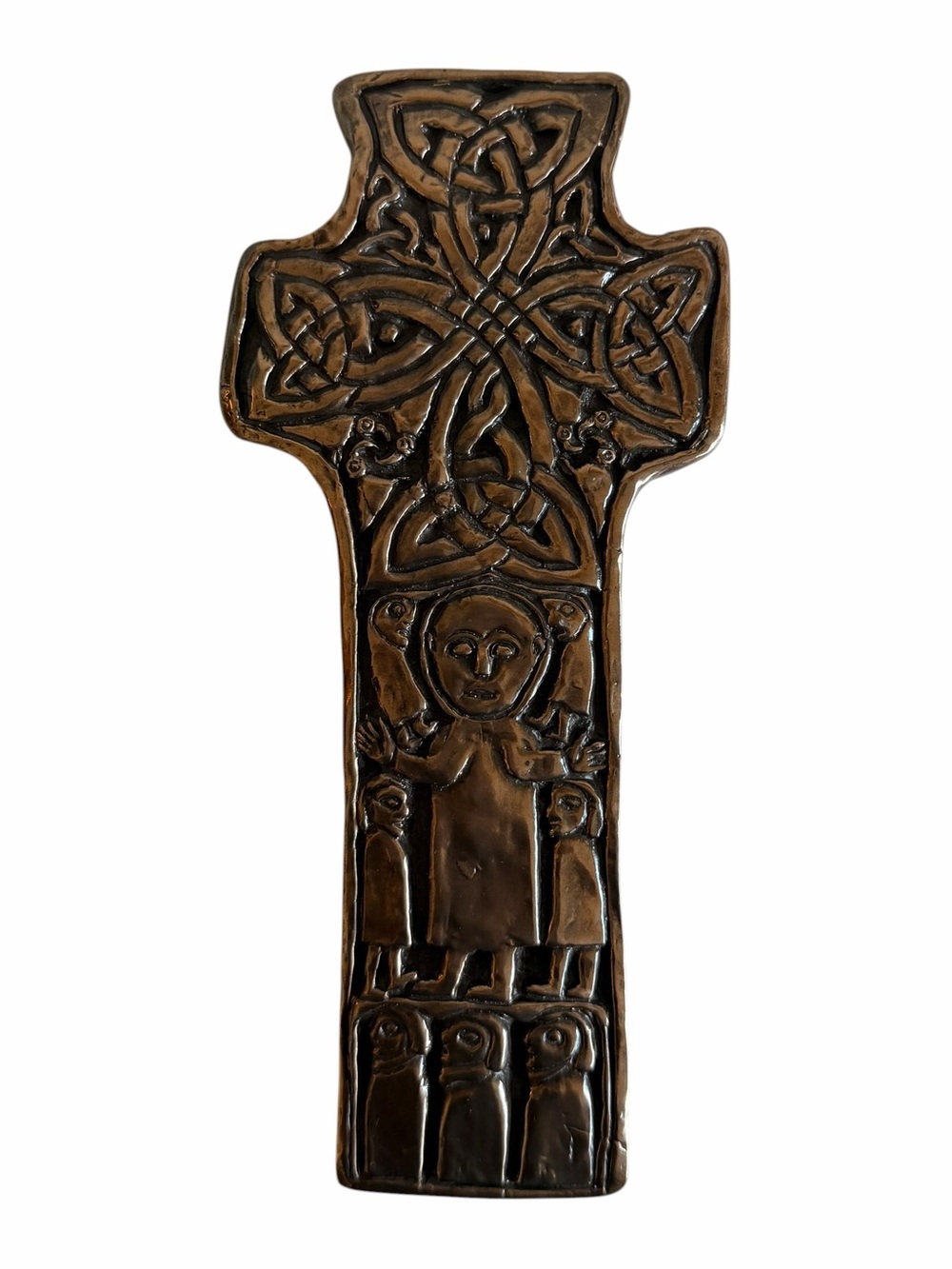 The Wild Goose Studio Irish Bronze St. Patrick's Celtic Cross
